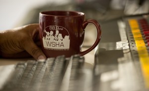 Sharon Berry-Vivian during her "Funk Friday" show on WSHA.