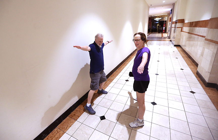 Mall Walkers Fitness, friendship and a bit of fashion in the hours